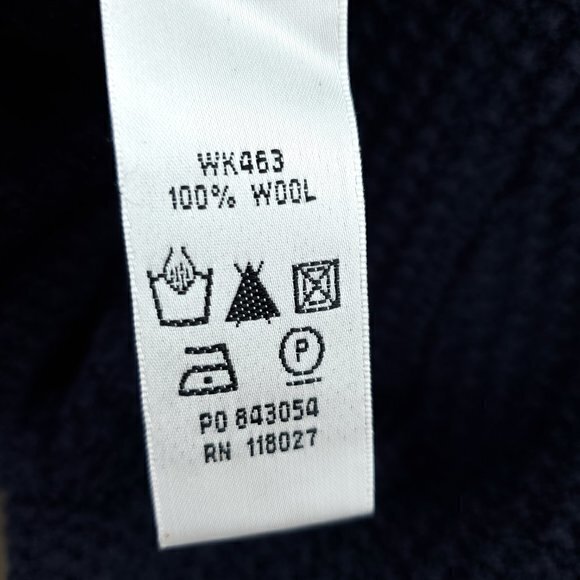 Boden 100% Wool Chunky Knit Cardigan UK 12/US 8 Blue - Picture 15 of 16
